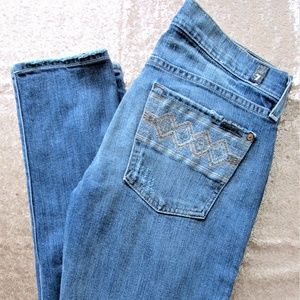 7 For All Mankind Roxanne Skinny Jean Size 27